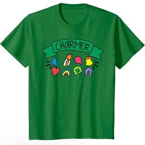 Little Kids Lucky Luck Charm Charmer St. Patrick's Day Toddler Green T-Shirt 💚✨